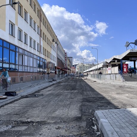 Budowa Rzeszowskiego Centrum Komunikacyjnego [lipiec 2023] - fot 11